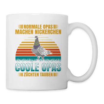 Normale Opas Machen Nickerchen Coole Opas Züchten - Tasse - Weiß - Rechts