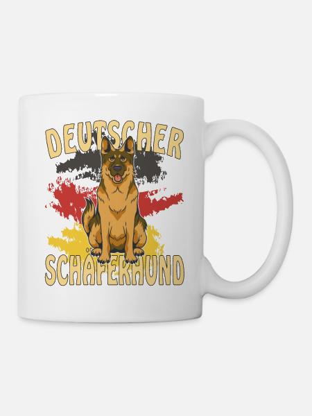 DEUTSCHER SCHÄFERHUND - Tasse - Weiß