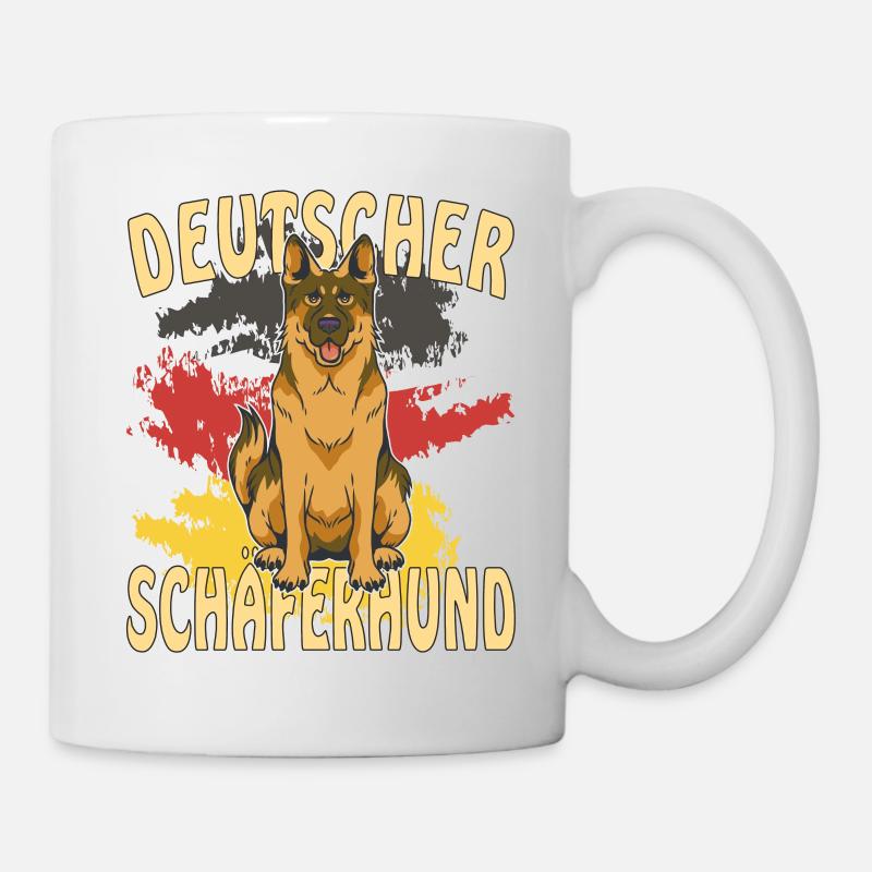 DEUTSCHER SCHÄFERHUND - Tasse - Weiß