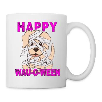 HUND HAPPY WAU-O-WEEN - Tasse - Weiß - Rechts