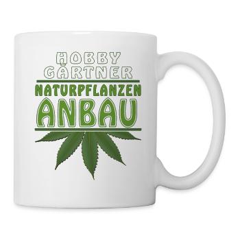 HANF HOBBY GÄRTNER - Tasse - Weiß - Rechts