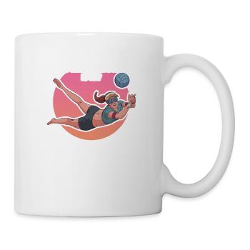 Volley-ball - Mug blanc - blanc - Droite