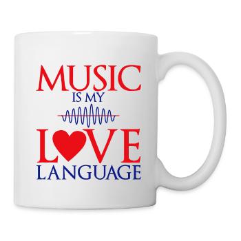 Music Is My Love Language - Mug - white - Right