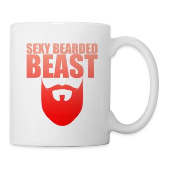 Sexy Bearded Beast 2 - Mug - white - Right