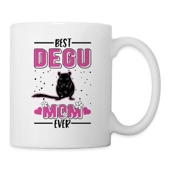 Best Degu Mom Ever Degu Mama - Tasse - Weiß - Rechts