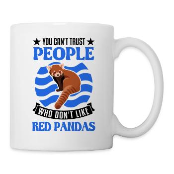 Red Panda Gift Cat Bear - Mug - white - Right