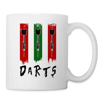 Darts Darts Darts Player Dart Gift - Mug - white - Right