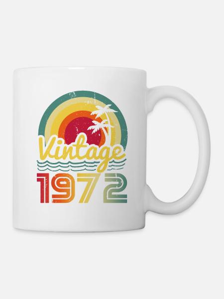 Vintage 1972 - Mug - white