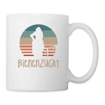 Retro Vintage Classic Beekeeping Beekeeper - Tasse - Weiß - Rechts