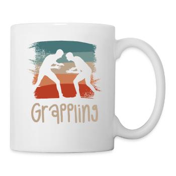 Grappin rétro vintage classique - Mug blanc - blanc - Droite
