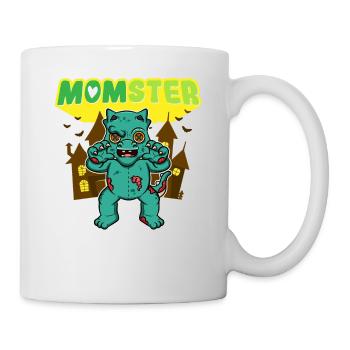 Momster Monster Maman Effrayant Halloween Mommy Costume - Mug blanc - blanc - Droite
