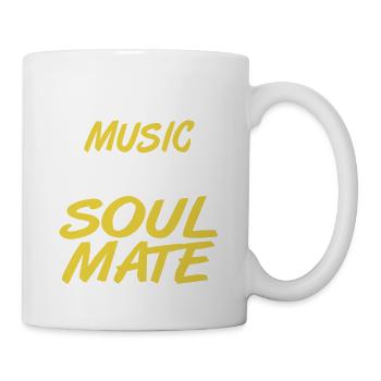 Blues Music Is My Soulmate Cool Retro Blues Lover - Mug - white - Right