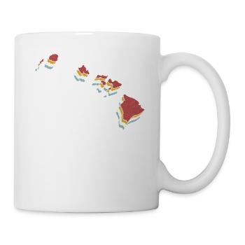 USA State - Vintage Map Hawaii - Mug - white - Right
