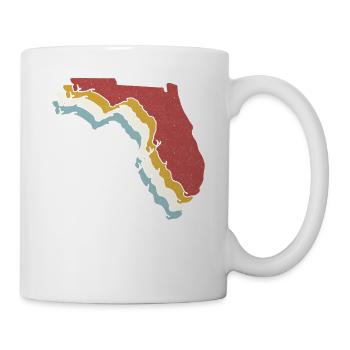 USA State - Vintage Map Florida - Mug - white - Right