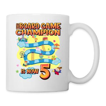 This board game Champion is now 5 | - Mug - white - Right