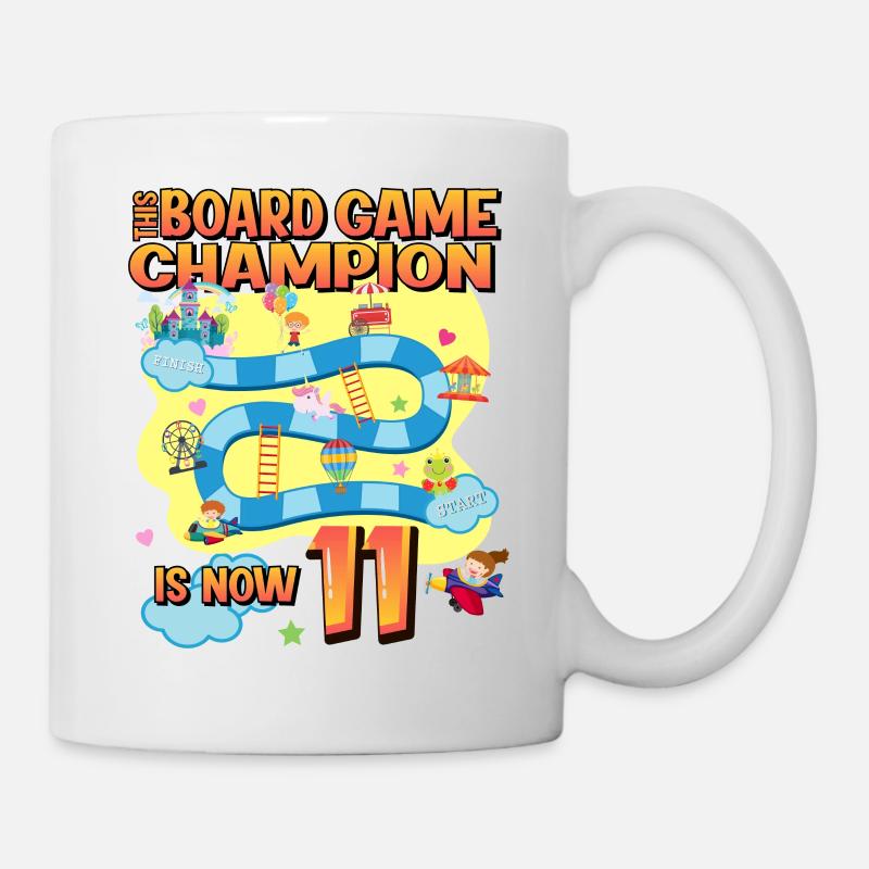 Ce champion du jeu de société a maintenant 11 ans | - Mug blanc - blanc