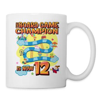 This board game Champion is now 12 | - Mug - white - Right