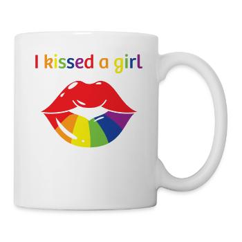 LGBTQ Nonbinary Colorful Rainbow Flag LGBTQ+ Pride - Mug - white - Right