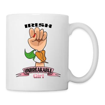 Irish Girl Unbreakable I Irish Heritage I Ireland - Tasse - Weiß - Rechts
