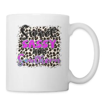 Country Musik ländlich Landei Countrymusiker Mom - Tasse - Weiß - Rechts