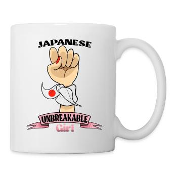 Japanese Girl Unbreakable I Japanese Heritage I - Tasse - Weiß - Rechts