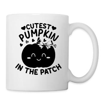 Pumpkin Cutest Pumpkin In The Family Halloween - Mug - white - Right