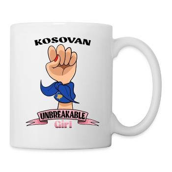Fille kosovare incassable I Patrimoine kosovar I - Mug blanc - blanc - Droite