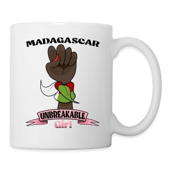 Madagascar Girl Unbreakable I Madagascar Heritage - Tasse - Weiß - Rechts