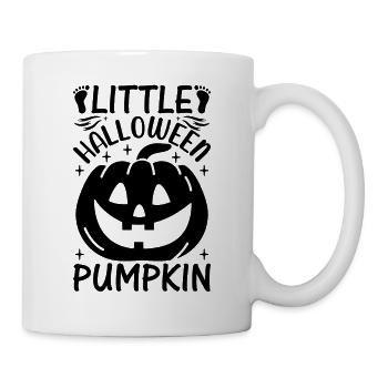 Halloween Baby I Little Halloween Pumpkin - Tasse - Weiß - Rechts