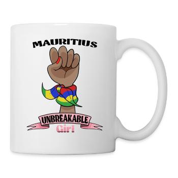 Mauritius Girl Unbreakable Mauritius Heritage - Tasse - Weiß - Rechts