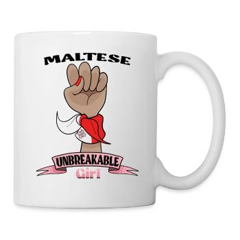Fille maltaise incassable I Héritage maltais I - Mug blanc - blanc - Droite