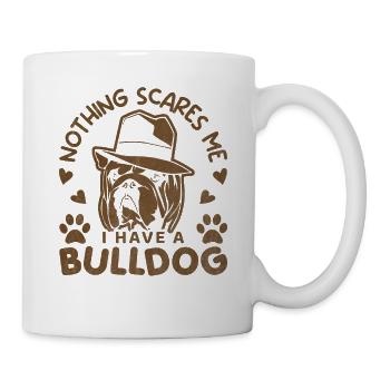 Tolles Bulldoggen Bulldogge Motiv lustige Hunde - Tasse - Weiß - Rechts