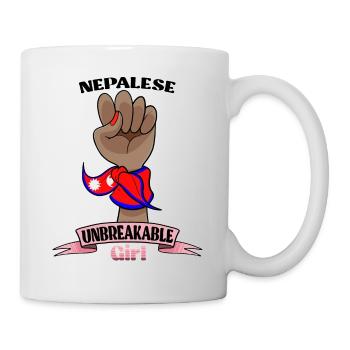 Fille népalaise Incassable I Héritage népalais I - Mug blanc - blanc - Droite