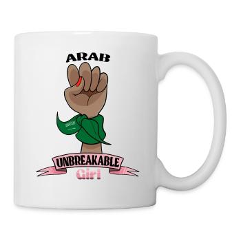 Arab Girl Unbreakable I Arab Heritage I Saudi - Tasse - Weiß - Rechts