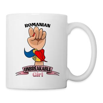Romanian Girl Unbreakable I Romanian Heritage I - Mug - white - Right