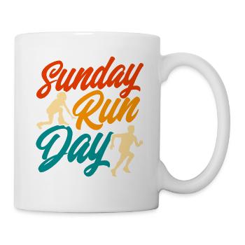 Jogging Runner Half Marathon Gift - Mug - white - Right