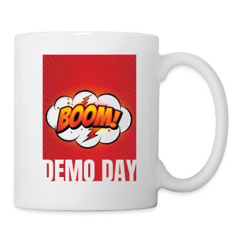 Boom Comic Style It's Demo Day für dein Hausabriss - Tasse - Weiß - Rechts