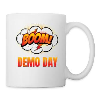 Boom heute ist Haus Abbruch Tag für Bauarbeiter - Tasse - Weiß - Rechts