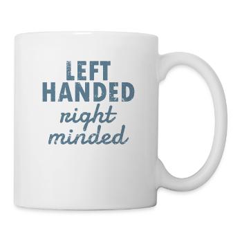 Left Handed Night minded Left-handed - Mug - white - Right