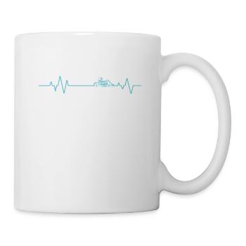 Go Kart Gokart Heartline Hobby Kart Track - Mug - white - Right