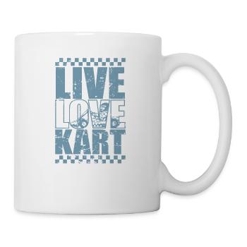 Live Love Kart Racing Go-kart Race Track - Mug - white - Right