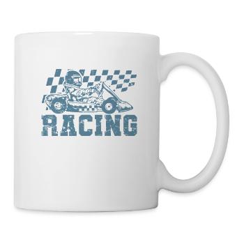 Racing Go Kart Racing Hobby Race Track - Mug - white - Right
