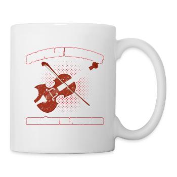 Du Spielst Bratsche? Dann Können Wir Freunde Sein - Tasse - Weiß - Rechts