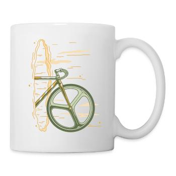 Portail vélo trou noir pour vélos - Mug blanc - blanc - Droite
