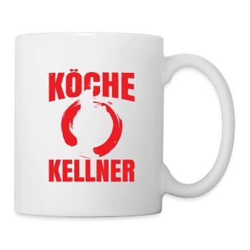 Geduld Ist Was Für Köche Kellner Rasten Direkt Aus - Tasse - Weiß - Rechts