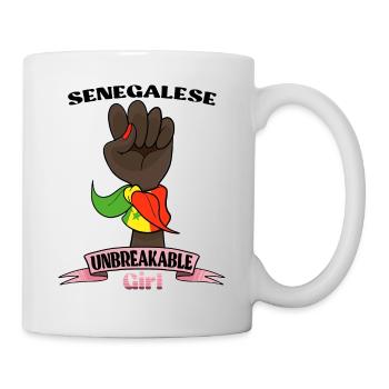 Senegalese Girl Unbreakable Senegalese Heritage - Mug - white - Right