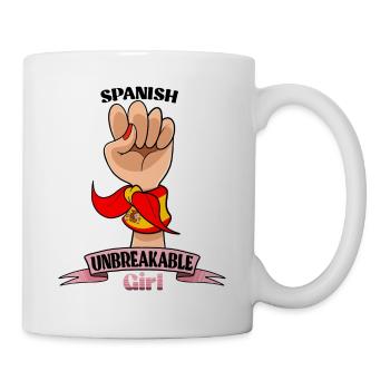 Fille espagnole incassable I Héritage espagnol I - Mug blanc - blanc - Droite