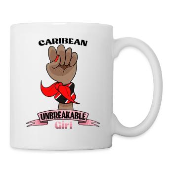 Caribean Girl Unbreakable Heritage Trinidad et - Mug blanc - blanc - Droite