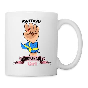Fille suédoise incassable I Héritage suédois I - Mug blanc - blanc - Droite