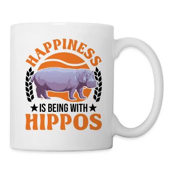 Hippo Lucky Hippo Hippo - Mug - white - Right